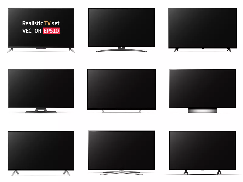وکتور تلویزیون های واقع بینانه