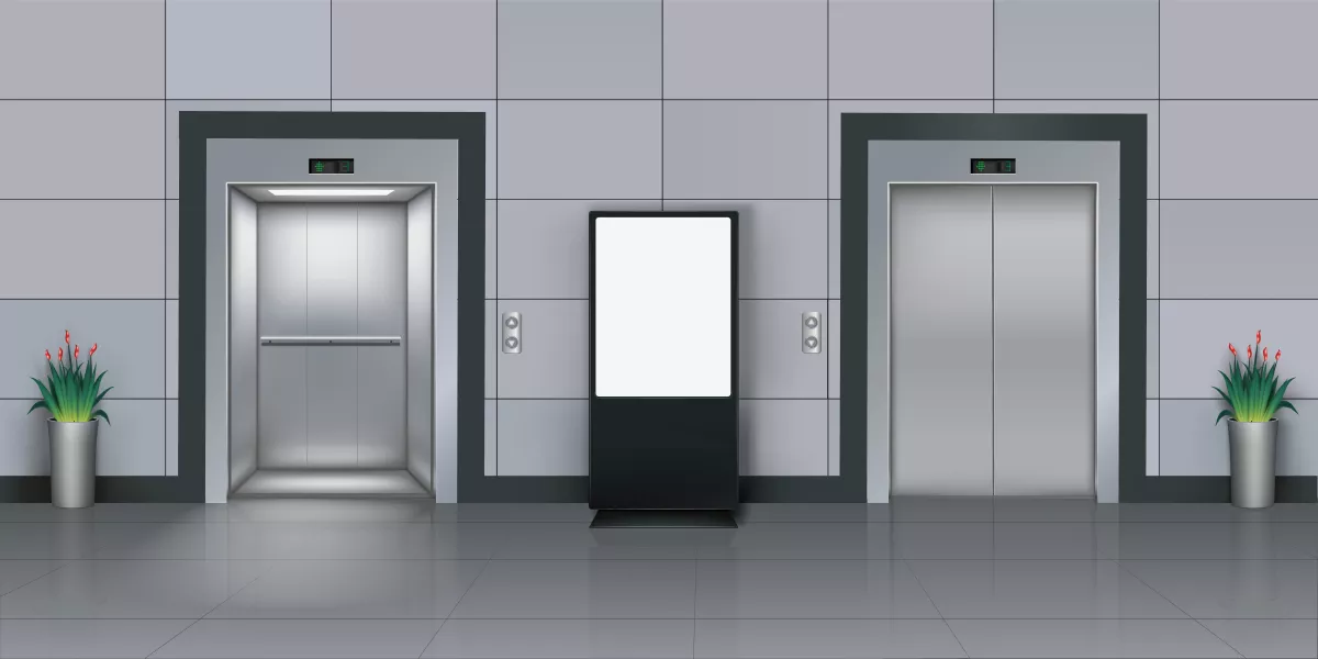 وکتور آسانسور شماره شش