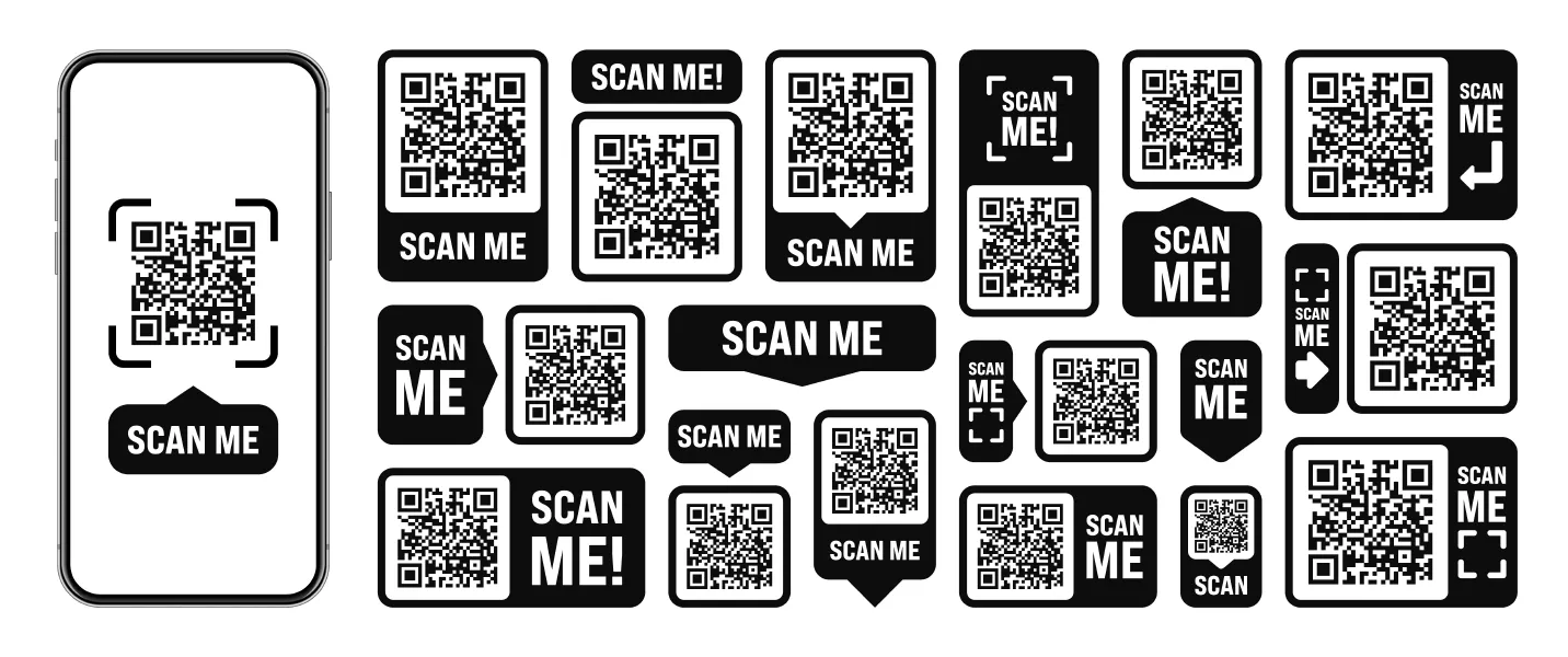 وکتور کلکسیون لیبل و بارکد