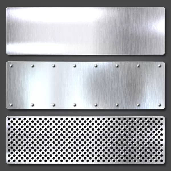 وکتور بنر و هدر فلزی شماره نه