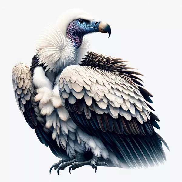 وکتور واقع بینانه پرنده کرکس