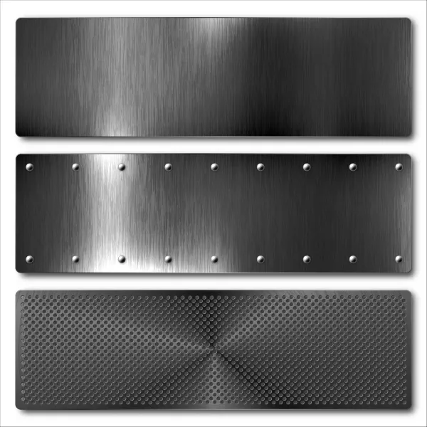 وکتور بنر و هدر وب سایت فلزی تیره شماره سه