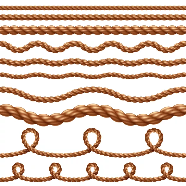 وکتور طناب و نخ شماره سه