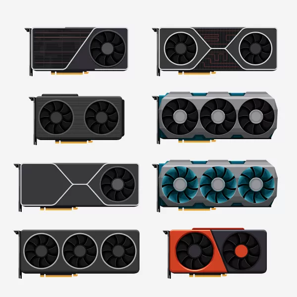 وکتور کارت گرافیک شماره یک