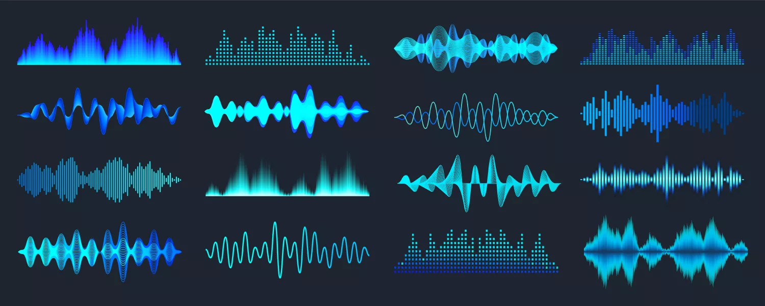 وکتور کلکسیون المان طراحی موزیک و اکولایزر