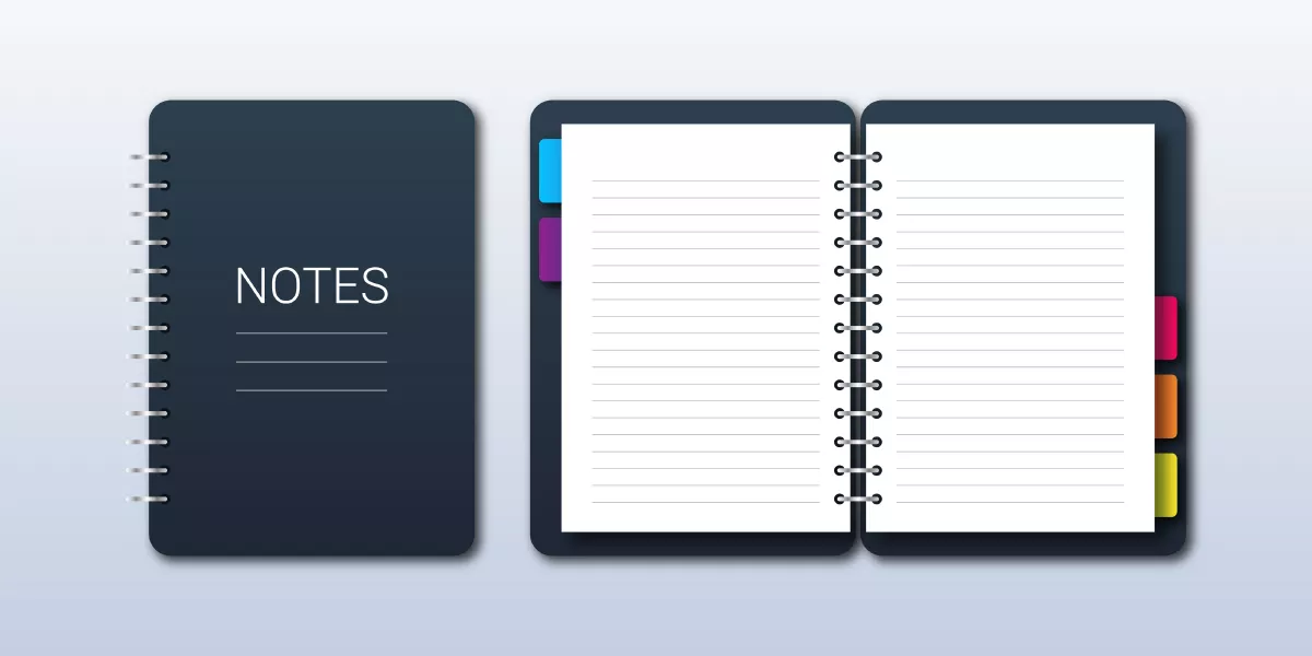 وکتور دفتر فنری و لوازم تحریر