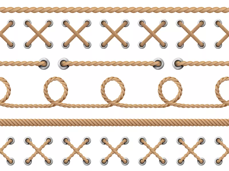 وکتور طناب و نخ شماره چهار