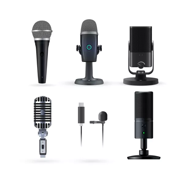 وکتور میکروفون های رومیزی