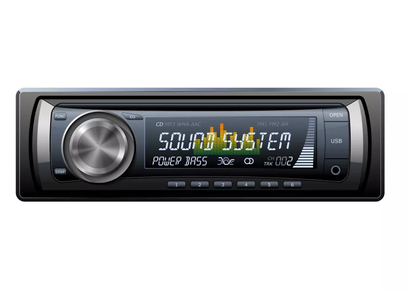 وکتور واقع بینانه پخش خودرو