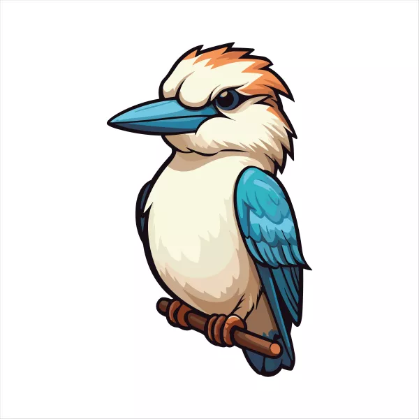 وکتور طراحی و نقاشی پرنده شماره دو