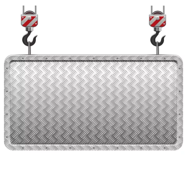 وکتور جرثقیل و تابلو فلزی