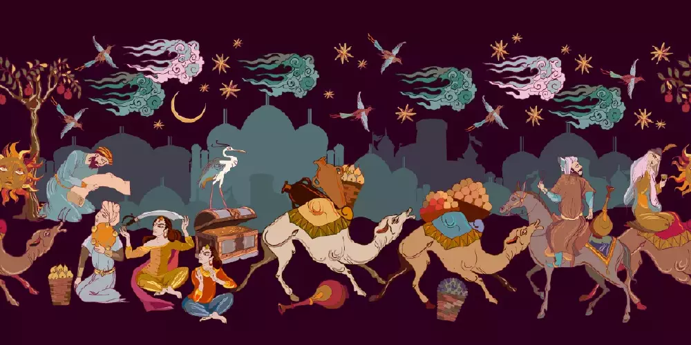 وکتور طراحی هنری طرح باستانی و قدیمی