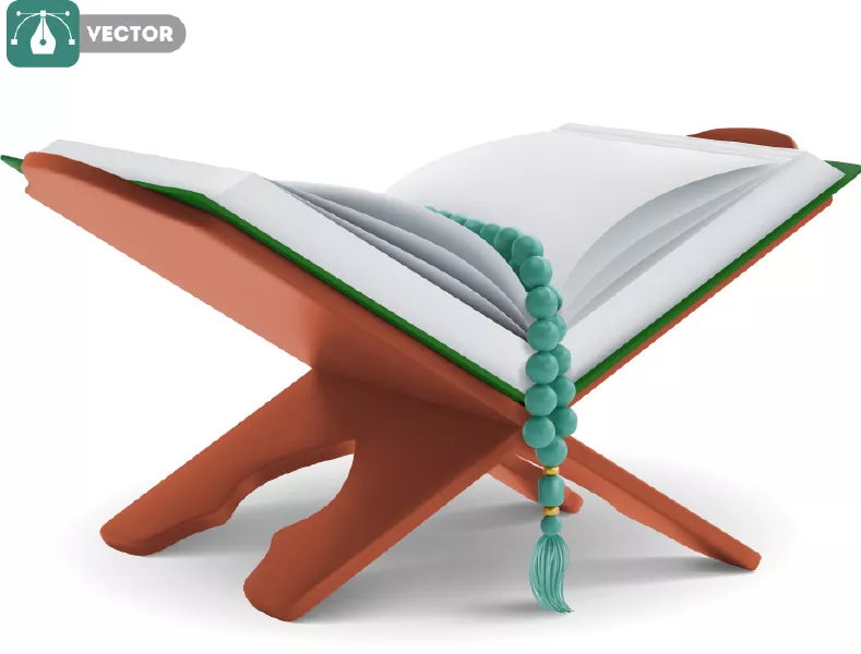 وکتور سه بعدی قرآن کریم