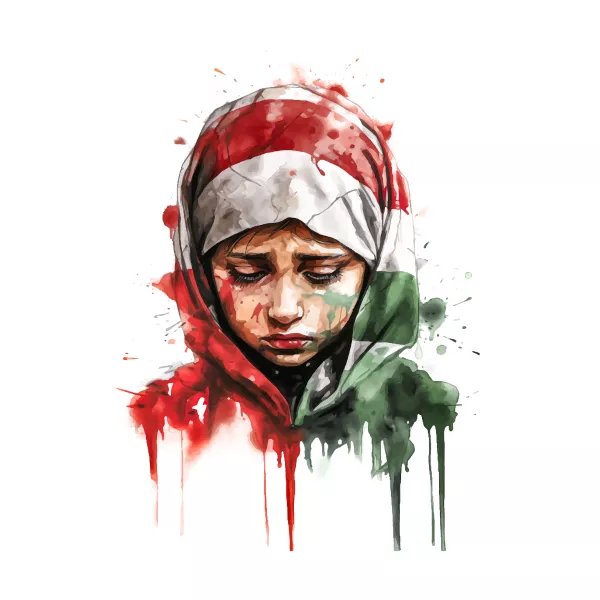 وکتور طراحی مفهومی فلسطین شماره یک