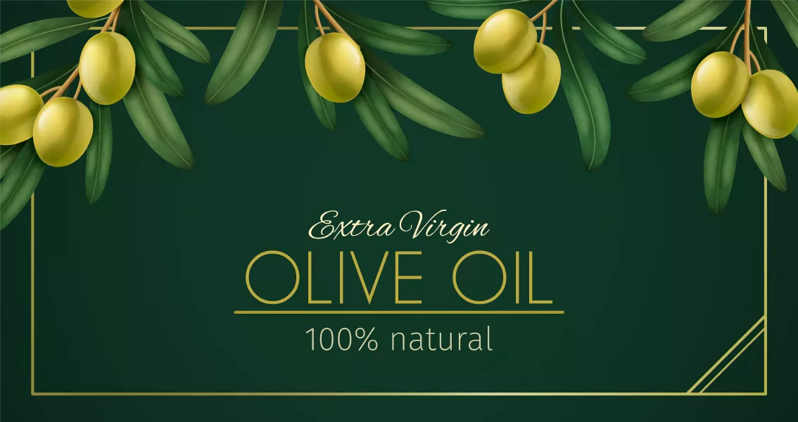 وکتور پس زمینه زیتون واقع بینانه