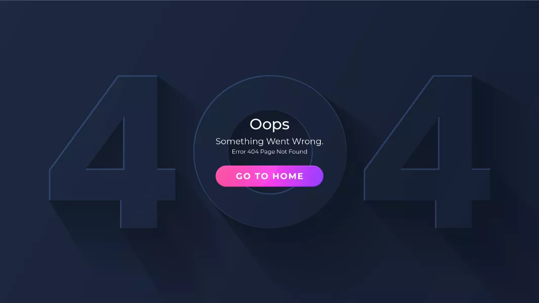 وکتور قالب آماده صفحه وب سایت ۴۰۴