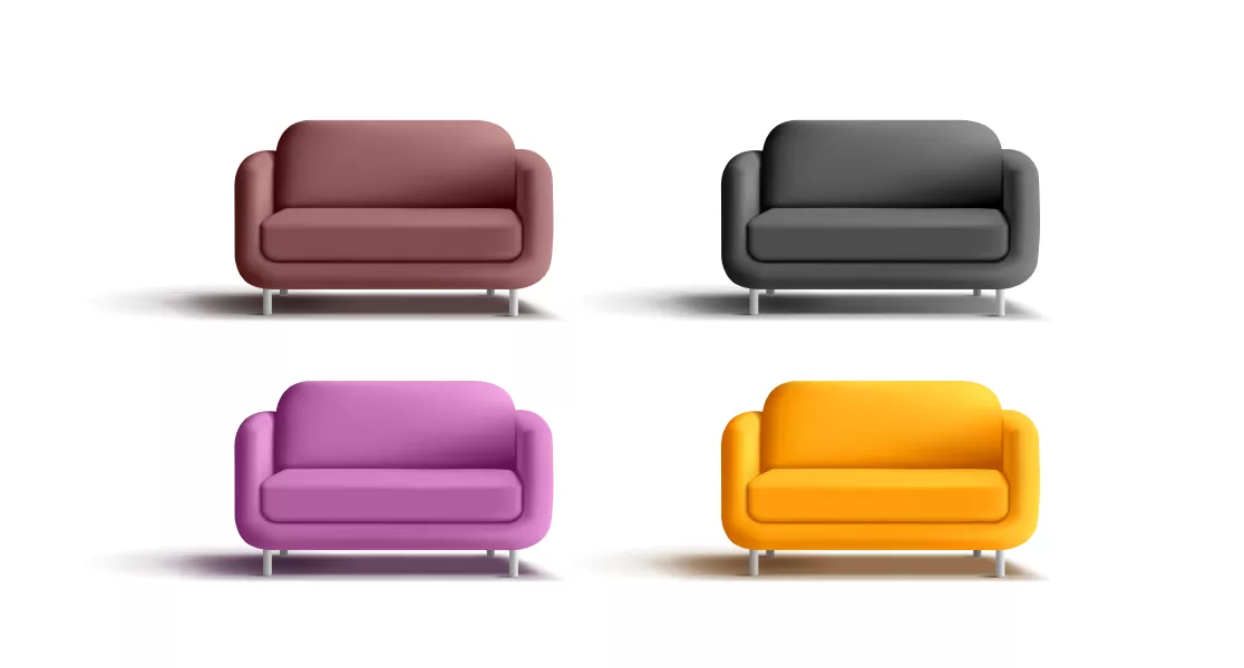 وکتور سه بعدی مبل و صندلی