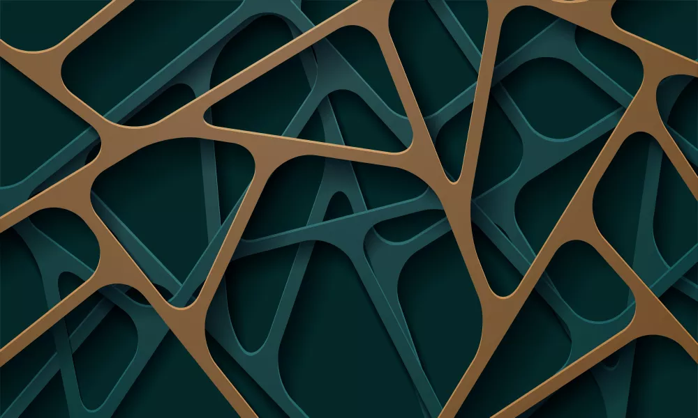 وکتور پس زمینه مدرن لایه ای سبز رنگ