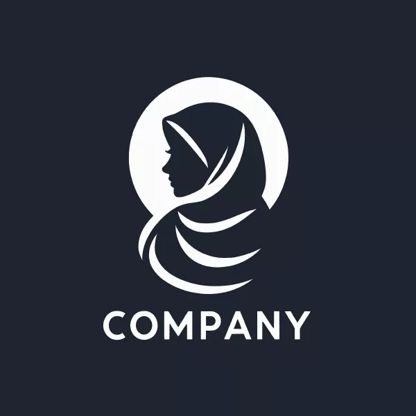 وکتور لوگو پوشش اسلامی و حجاب