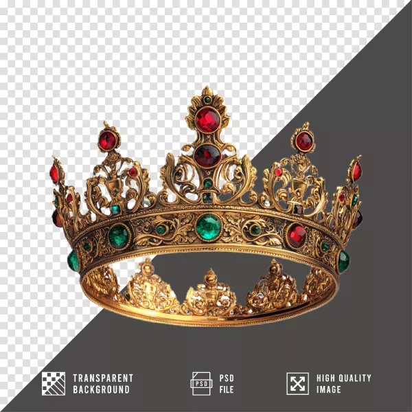 موکاپ تاج پادشاه واقع بینانه