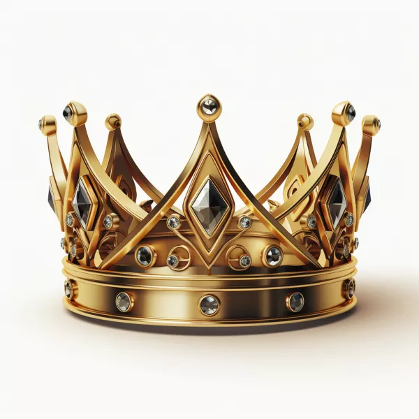 وکتور تاج طلا پادشاهی شماره دو