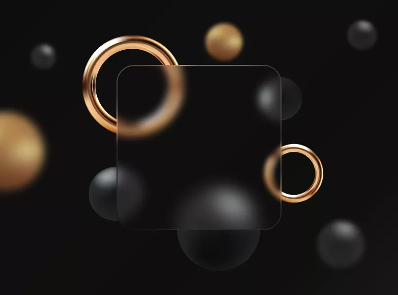 وکتور پس زمینه لوکس سه بعدی و گلس مورفیس شماره پنج