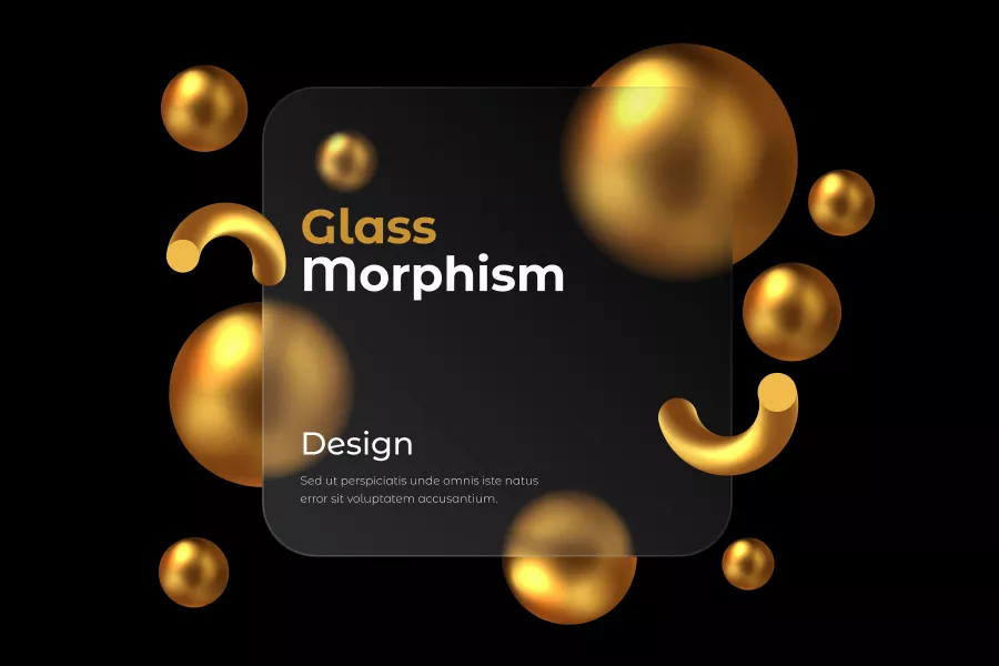 وکتور پس زمینه گلس مورفیس شماره شش