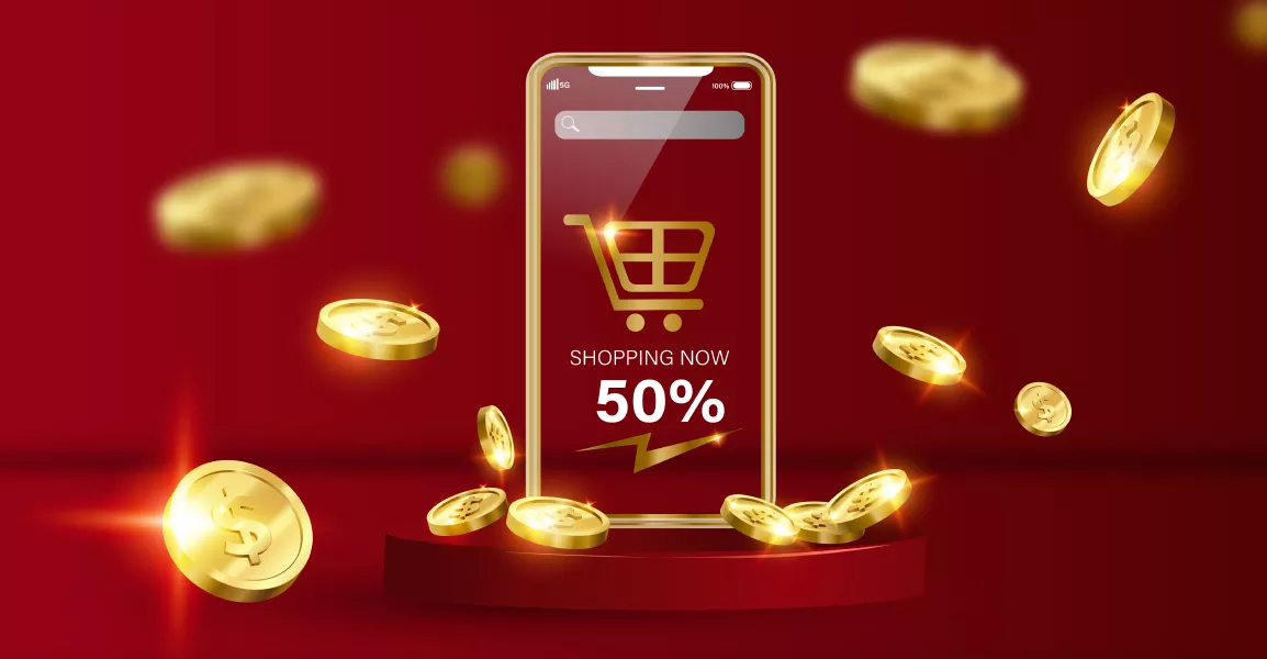 وکتور تجاری کسب و کار اینترنتی و فروشگاه آنلاین