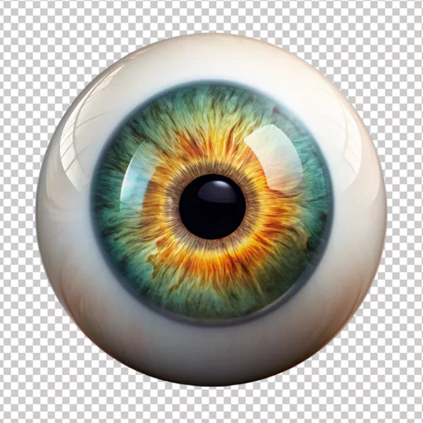 موکاپ چشم سبز رنگ واقع بینانه