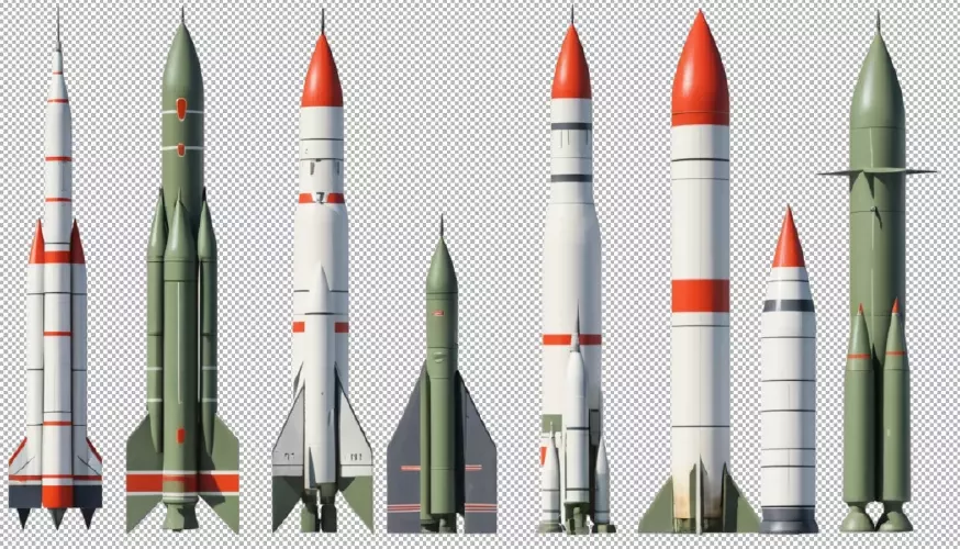 موکاپ کلکسیون موشک و راکت