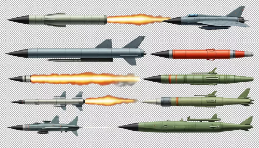 دانلود موکاپ موشک و راکت