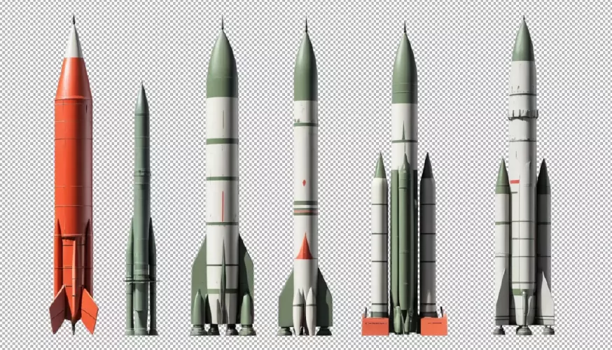 موکاپ موشک و راکت های شماره سه