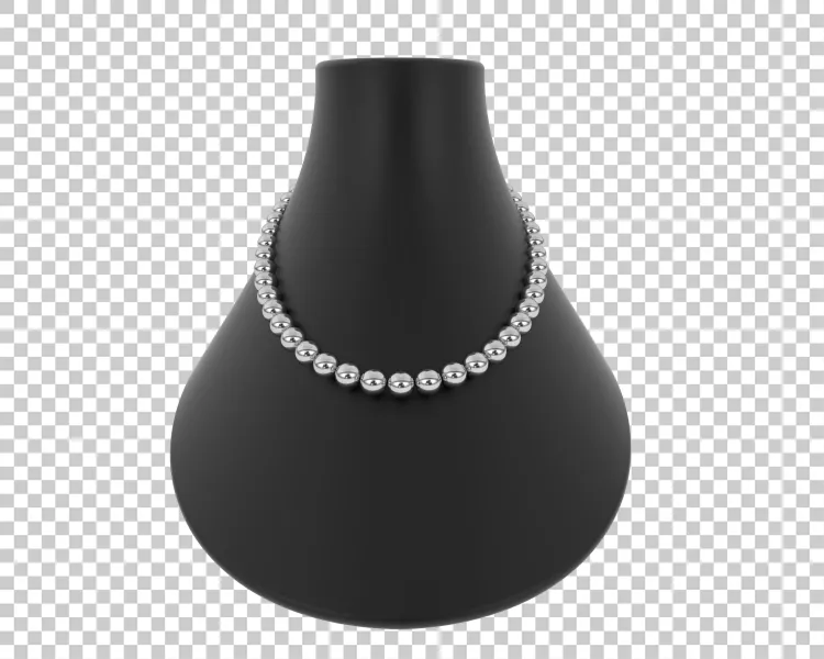 موکاپ جواهر و گردنبند مروارید