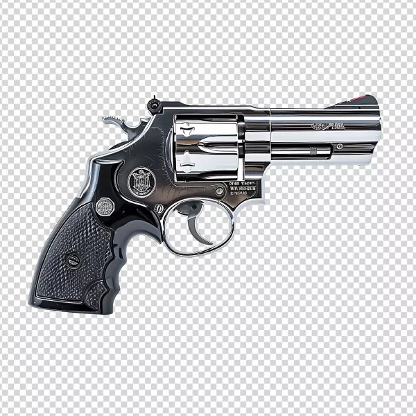 موکاپ اسلحه هفت تیر شماره هشت