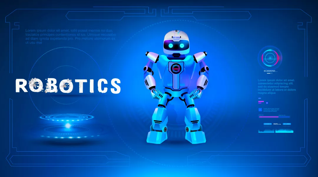 وکتور روبات هوش مصنوعی شماره دو