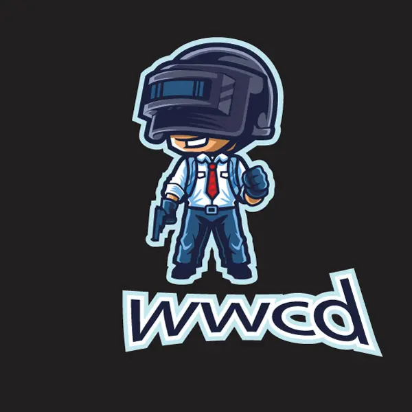 وکتور طراحی لوگو کاراکتر گیمر