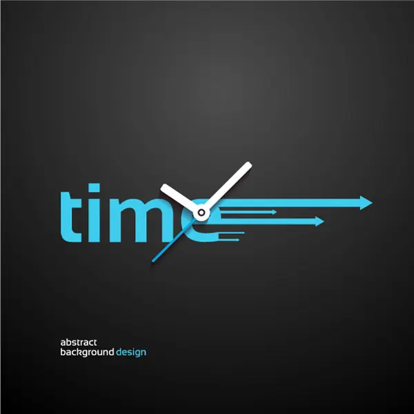 وکتور پس زمینه ساعت