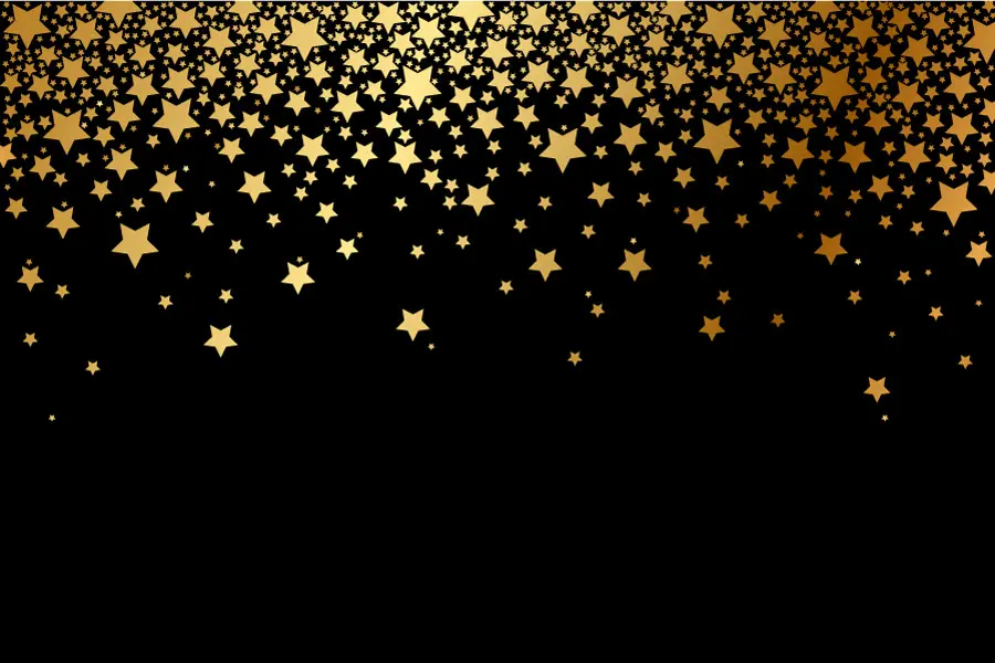 وکتور پس زمینه ستاره های طلایی
