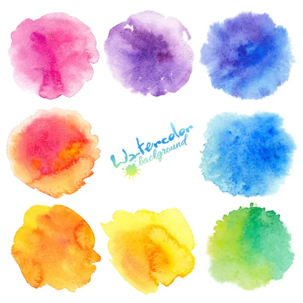 وکتور پس زمینه و عناصر طراحی رنگارنگ