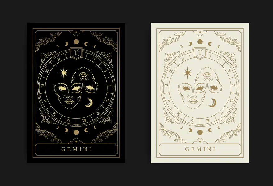 وکتور طراحی طلایی مفهومی شماره چهار