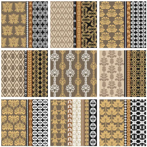 وکتور کلکسیون پس زمینه پترن شماره یک