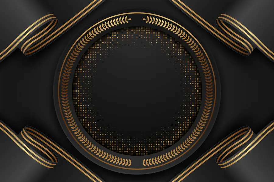 وکتور بکگراند لوکس طلایی مدرن