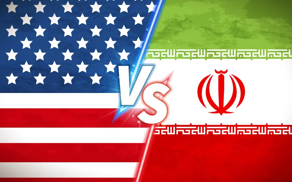وکتور ایران و آمریکا
