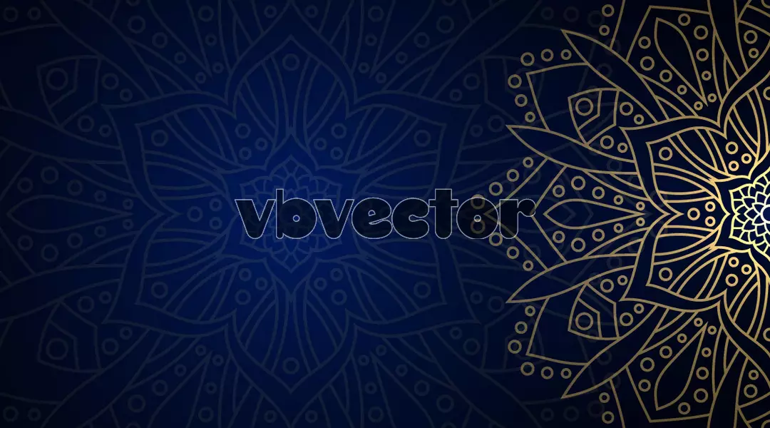 وکتور بکگراند ماندالا شماره یک