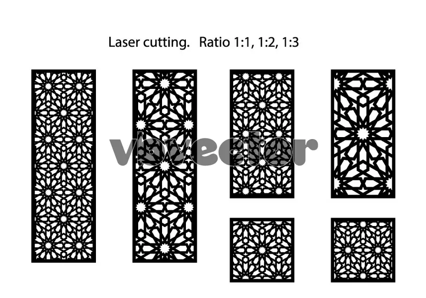 وکتور ست طراحی سنتی شماره یک
