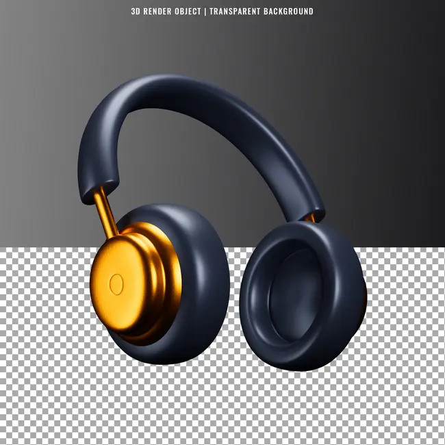 دانلود موکاپ سه بعدی هدفون