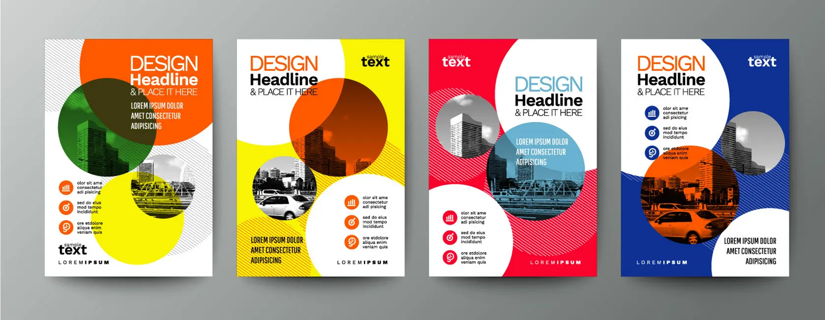 وکتور قالب آماده مدرن اداری تجاری