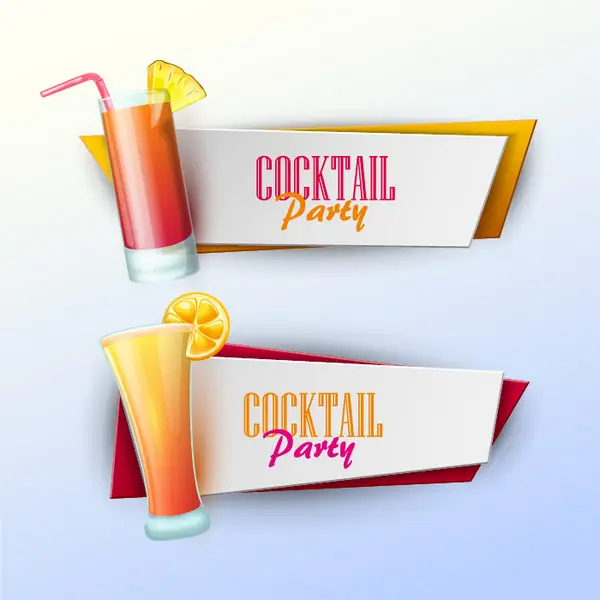 وکتور عنصر طراحی با طرح نوشیدنی سه بعدی