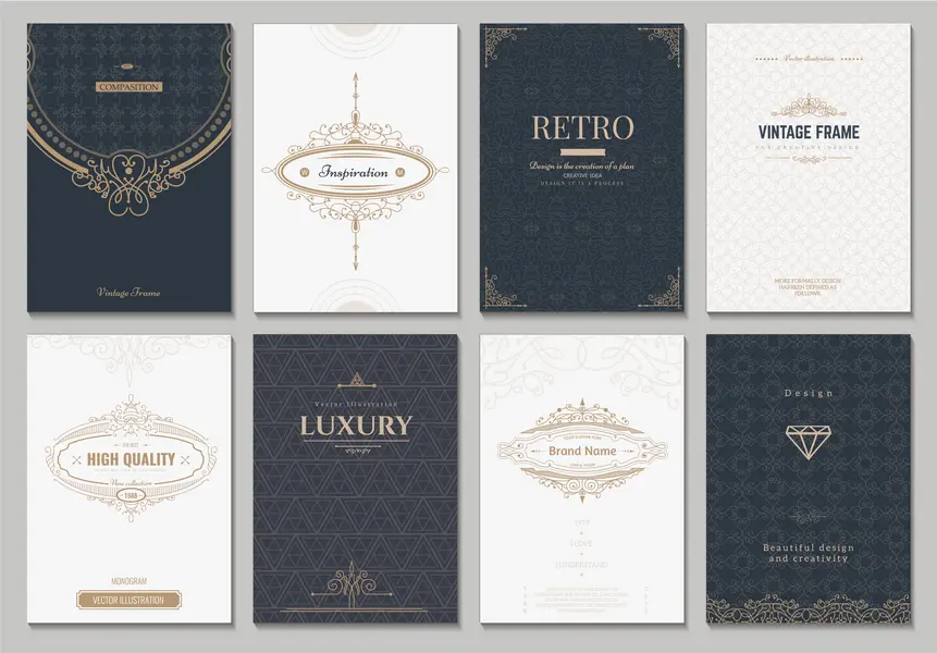 وکتور قالب آماده سنتی و لوکس شماره دو