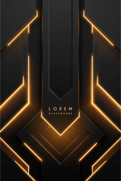 وکتور بکگراند لوکس طلایی درخشان